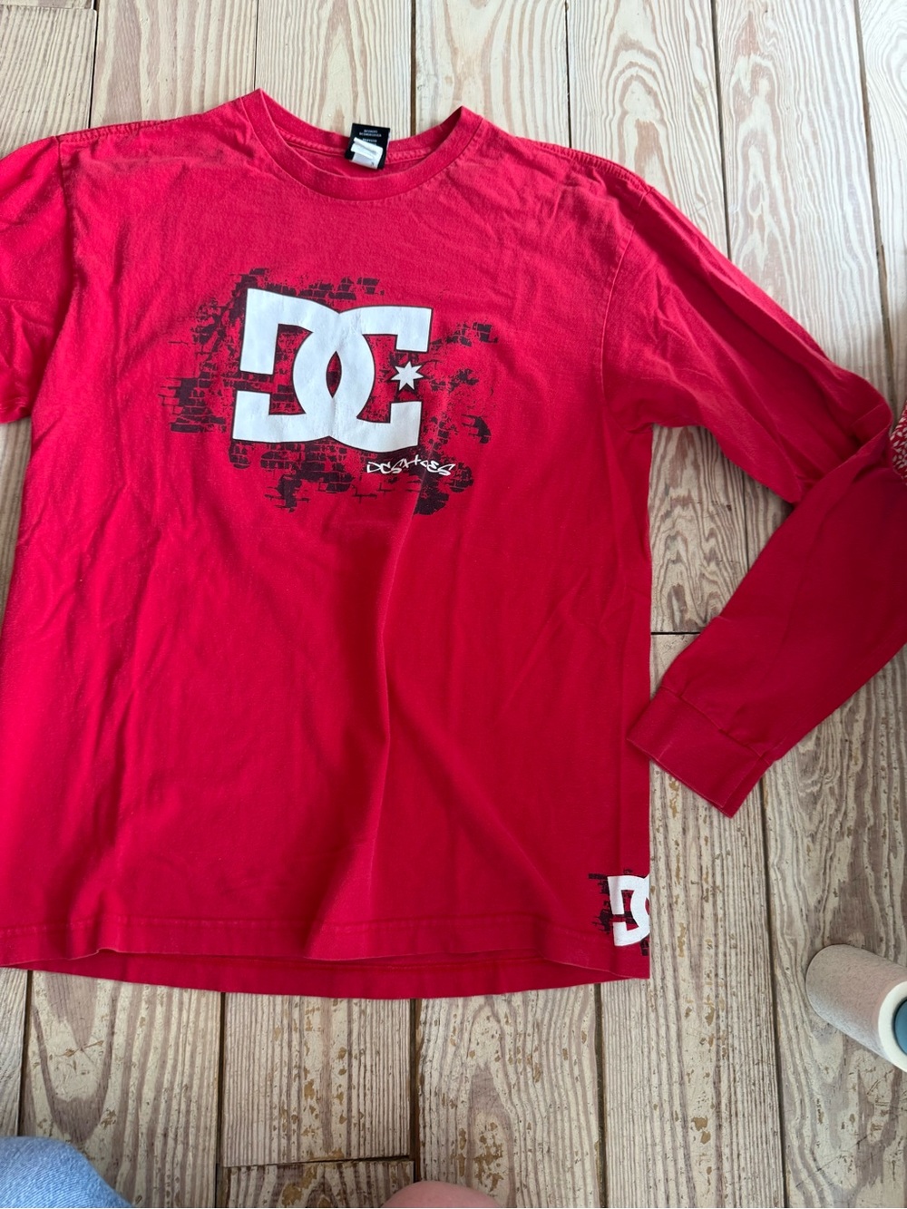Y2K DC Shoes long-sleeve T-shirt size m